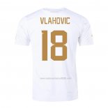 Camiseta Serbia Jugador Vlahovic Segunda 2022