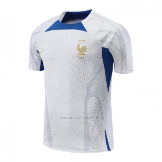 Camiseta de Entrenamiento Francia 2022-2023 Blanco