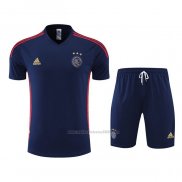 Chandal del Ajax Manga Corta 2022-2023 Azul - Pantalon Corto