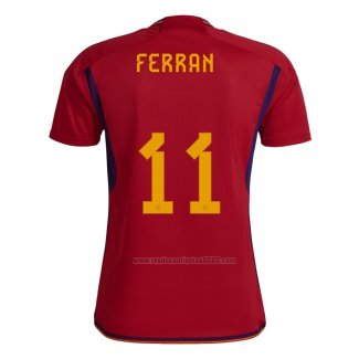 Camiseta Espana Jugador Ferran Primera 2022