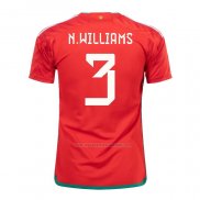 Camiseta Gales Jugador N.Williams Primera 2022