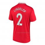 Camiseta Manchester United Jugador Lindelof Primera 2022-2023