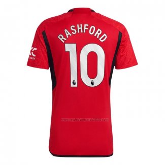 Camiseta Manchester United Jugador Rashford Primera 2023-2024