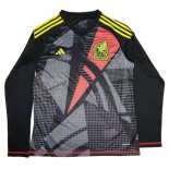 Camiseta Mexico Portero Manga Larga 2024 Negro