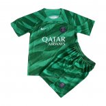 Camiseta Paris Saint-Germain Portero Nino 2023-2024 Verde