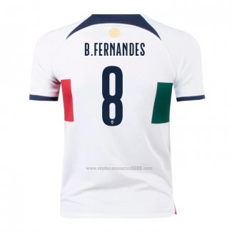 Camiseta Portugal Jugador B.Fernandes Segunda 2022