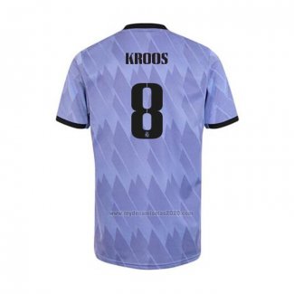 Camiseta Real Madrid Jugador Kroos Segunda 2022-2023