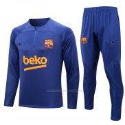 Chandal de Sudadera del Barcelona 2022-2023 Azul