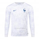 Camiseta Francia Segunda Manga Larga 2022