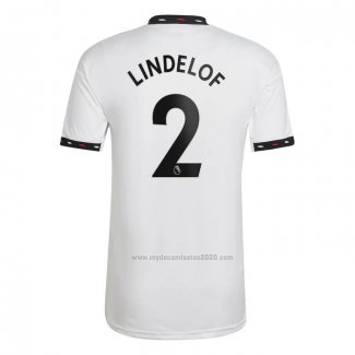 Camiseta Manchester United Jugador Lindelof Segunda 2022-2023