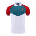 Camiseta Polo del Liverpool 2022-2023 Verde Blanco Rojo