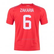 Camiseta Suiza Jugador Zakaria Primera 2022