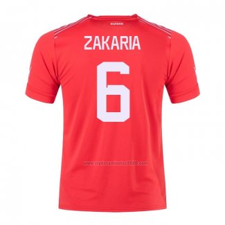 Camiseta Suiza Jugador Zakaria Primera 2022