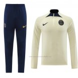 Chandal de Sudadera del Paris Saint-Germain 2023-2024 Amarillo