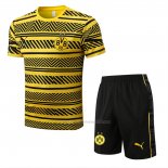 Chandal del Borussia Dortmund Manga Corta 2022-2023 Amarillo - Pantalon Corto