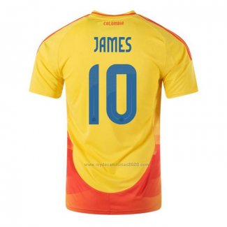 Camiseta Colombia Jugador James Primera 2024