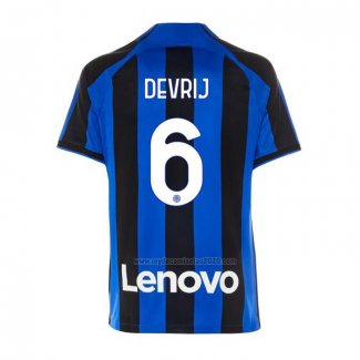Camiseta Inter Milan Jugador De Vrij Primera 2022-2023