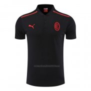 Camiseta Polo del AC Milan 2022-2023 Negro