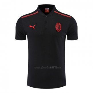 Camiseta Polo del AC Milan 2022-2023 Negro