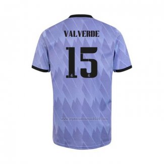 Camiseta Real Madrid Jugador Valverde Segunda 2022-2023