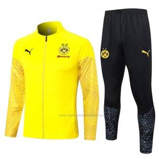 Chandal de Chaqueta del Borussia Dortmund 2023-2024 Amarillo