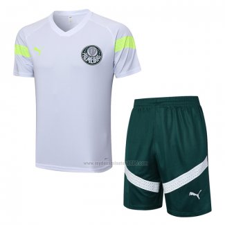 Chandal del Palmeiras Manga Corta 2023-2024 Blanco - Pantalon Corto