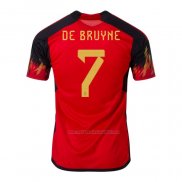 Camiseta Belgica Jugador De Bruyne Primera 2022