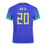 Camiseta Brasil Jugador Vini Jr. Segunda 2022