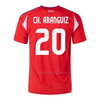 Camiseta Chile Jugador Ch.Aranguiz Primera 2024