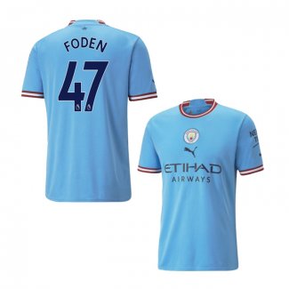 Camiseta Manchester City Jugador Foden Primera 2022-2023