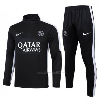 Chandal de Sudadera del Paris Saint-Germain 2023-2024 Negro