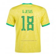 Camiseta Brasil Jugador G.Jesus Primera 2022