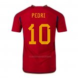 Camiseta Espana Jugador Pedri Primera 2022