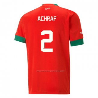 Camiseta Marruecos Jugador Achraf Primera 2022