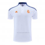 Camiseta Polo del Real Madrid 2022-2023 Blanco y Azul