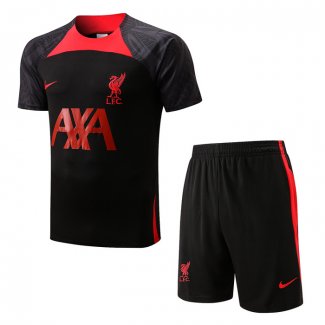 Chandal del Liverpool Manga Corta 2022-2023 Negro - Pantalon Corto