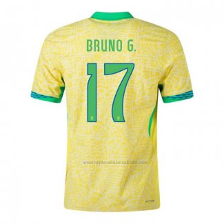 Camiseta Brasil Jugador Bruno G. Primera 2022