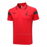 Camiseta Polo del AC Milan 2023-2024 Rojo