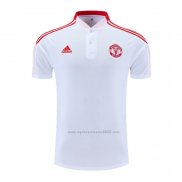 Camiseta Polo del Manchester United 2022-2023 Blanco