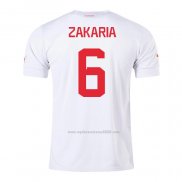 Camiseta Suiza Jugador Zakaria Segunda 2022