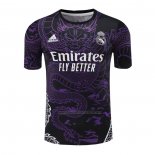 Camiseta de Entrenamiento Real Madrid Dragon 2024-2025 Purpura