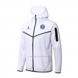 Chaqueta con Capucha del Paris Saint-Germain 2022-2023 Blanco