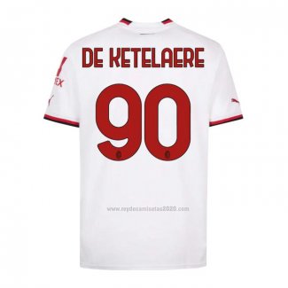 Camiseta AC Milan Jugador De Ketelaere Segunda 2022-2023