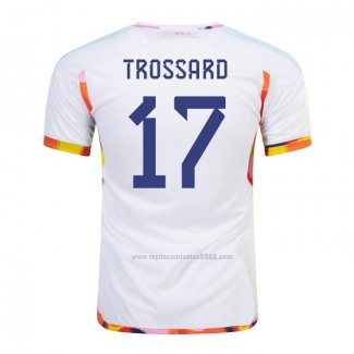 Camiseta Belgica Jugador Trossard Segunda 2022