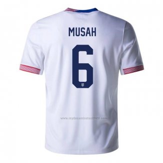 Camiseta Estados Unidos Jugador Musah Primera 2024