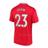 Camiseta Manchester United Jugador Shaw Primera 2022-2023