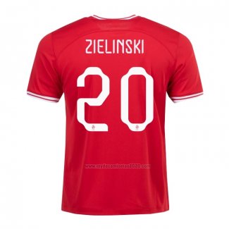 Camiseta Polonia Jugador Zielinski Segunda 2022