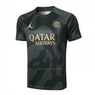 Camiseta de Entrenamiento Paris Saint-Germain Jordan 2024-2025 Verde