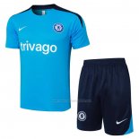 Chandal del Chelsea Manga Corta 2024-2025 Azul - Pantalon Corto