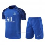 Chandal del Paris Saint-Germain Manga Corta 2022-2023 Azul - Pantalon Corto